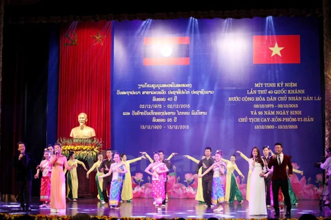 Grand meeting marks Laos’ National Day 