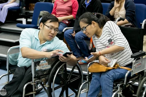 Disabled-friendly spots listed in mobile app 