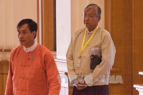 Htin Kyaw elected new President of Myanmar
