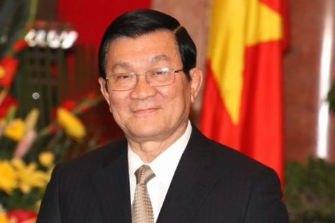 President Truong Tan Sang visits Dak Nong