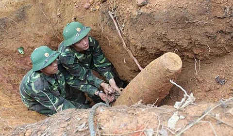 Wartime bomb safely detonated in Bac Lieu