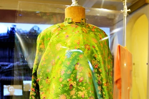 Old, rare ao dai collection displayed in Hue