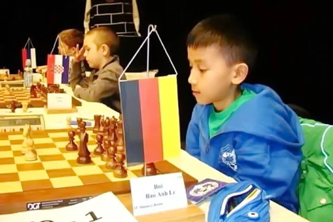 Anh wins U10 chess event in Germany championship
