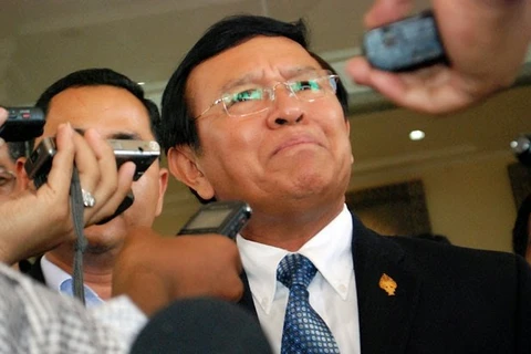 Cambodia’s opposition leader fails to appear in court again