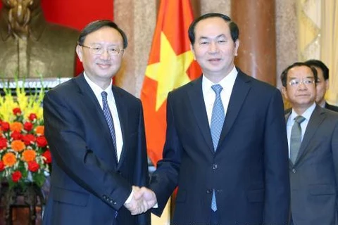 President welcomes Chinese State Councilor 