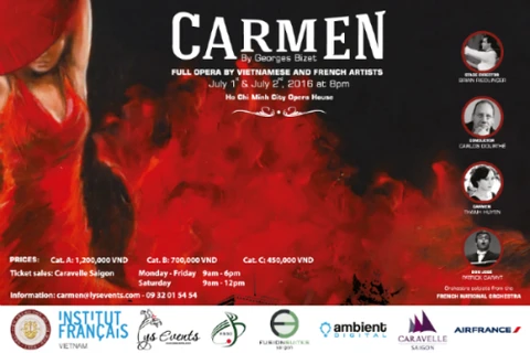 French Carmen opera hits stage in HCM City