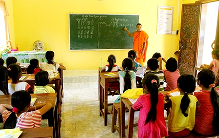 Kien Giang encourages Khmer teaching to ethnic children