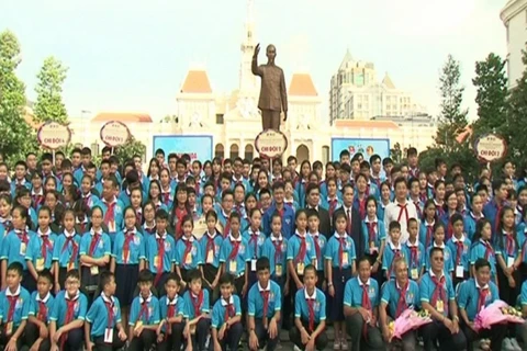 Vietnam, Laos, Cambodia children meet for cultural exchange