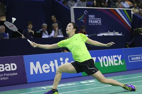 Trang warms up for first Olympic competition