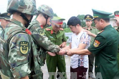 Quang Ninh police hand over wanted man to Chinese police