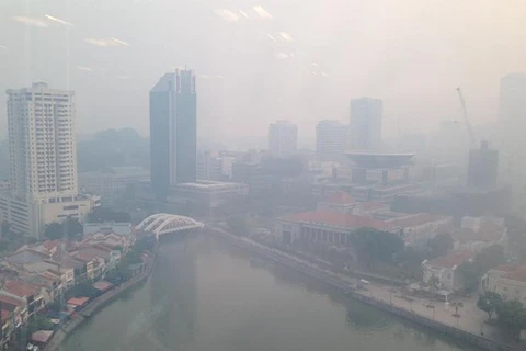 Singapore blanketed in haze