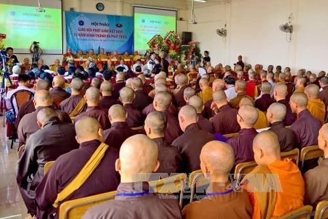 Seminar looks into Buddhist Sangha’s 35-year development 