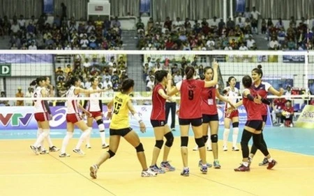Vietnam beat DPR Korea in the International Women's Volleyball Tournament – VTV Cup in July 29. (Photo: thethaovietnam.vn)