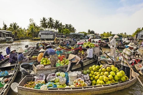 Phong Dien floating market in Can Tho City. (Photo: lonelyplanet.com)