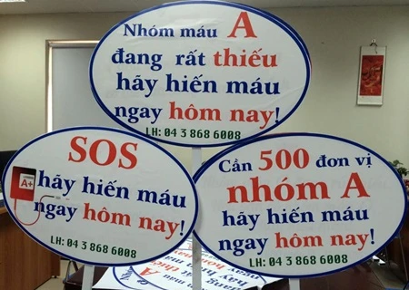  Hanoi needs more type A blood donors 