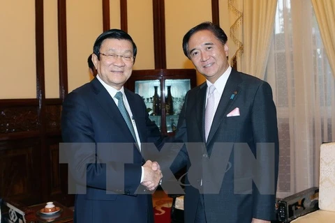 President greets Governor of Japan’s Kanagawa prefecture 