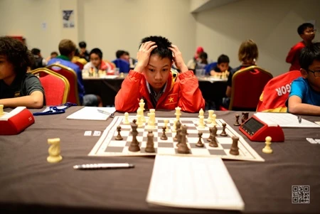 Hy wins eighth match at world chess championship