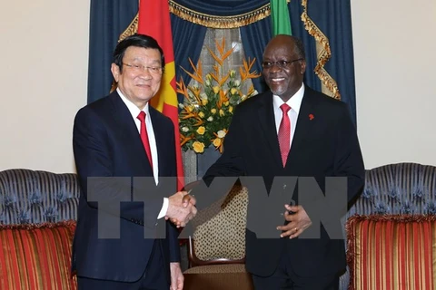 Vietnamese, Tanzanian Presidents hold talks 