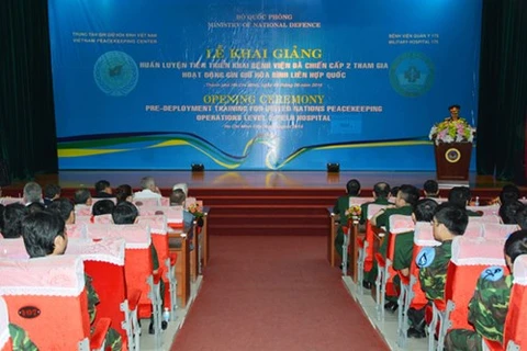 Training in field hospitals given to Vietnam’s future peacekeepers
