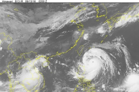 Super typhoon Meranti moving towards East Sea