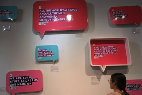 Best quotes from Shakespeare’s works on display in Hanoi 
