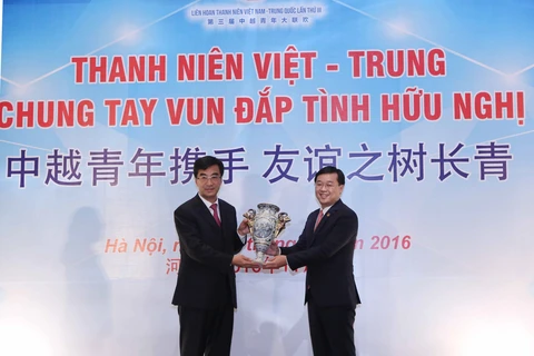 Vietnam communist youth union treasures ties with Chinese counterpart