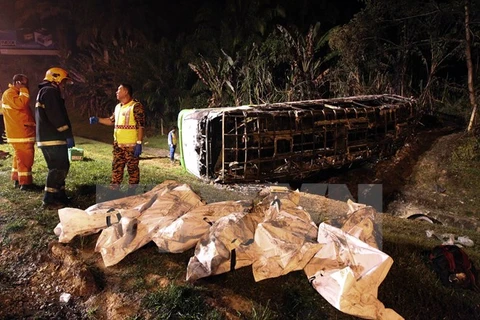 Cambodia bus accident claims at least 12 lives