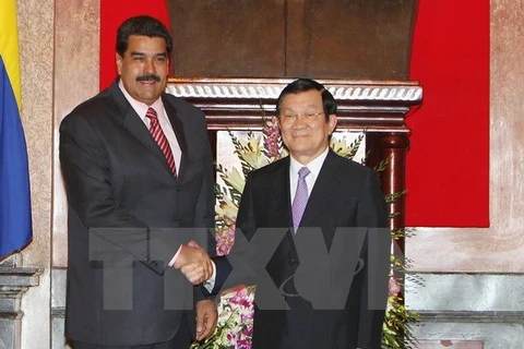 Vietnamese, Venezuelan Presidents hold talks