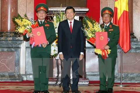  Military officials promoted to General