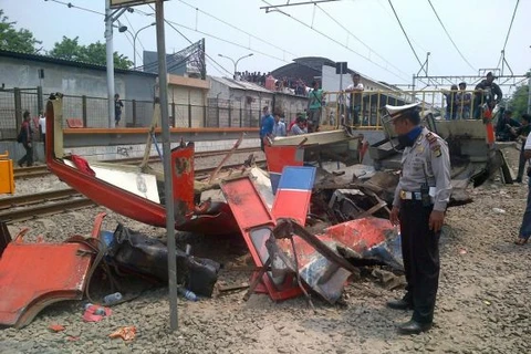 Jakarta: Train-minibus collision kills 16
