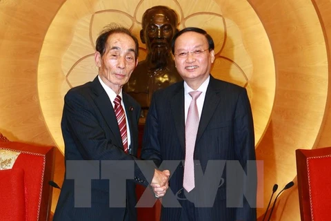 Politburo member welcomes Japanese Upper House leader 