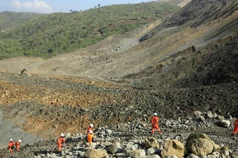 Mining accident in Myanmar