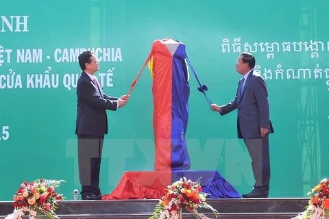 Key Vietnam-Cambodia border marker inaugurated 