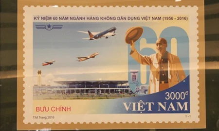 Stamp celebrates civil aviation industry’s anniversary