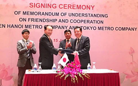 Hanoi, Japan cooperate in urban railway development