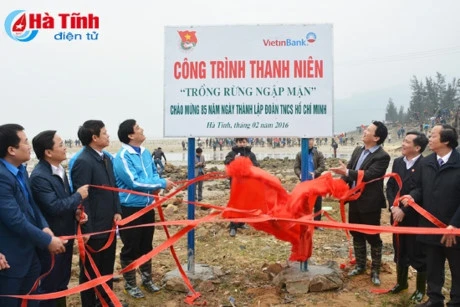Youth launch Tree Planting Festival in Ha Tinh