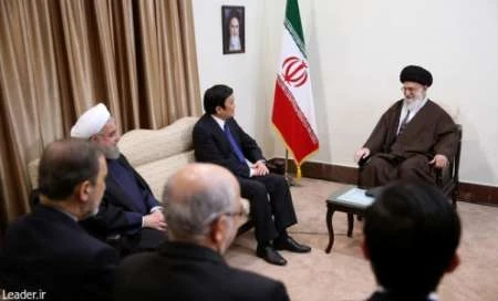 President meets Iran’s Supreme Leader 