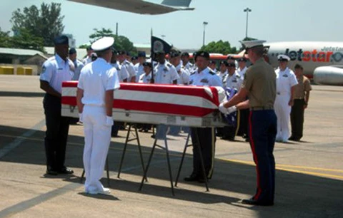 Remains of US serviceman repatriated 