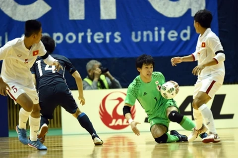  Vietnam loses 0-7 to Japan in futsal friendly match