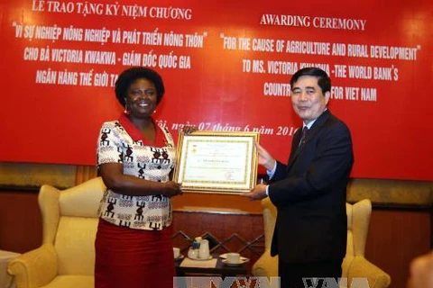 WB official gets credit for devotion to Vietnam’s agriculture