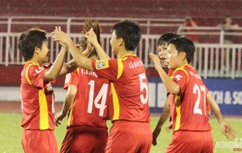 Vietnamese women footballers rise in world rankings 