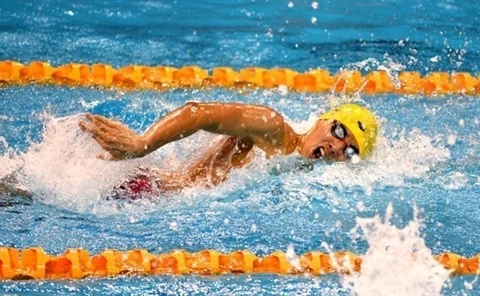 Vietnamese swimmer wins gold in Budapest competition 