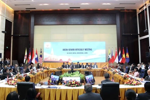 ASEAN senior officials gather in Vientiane 