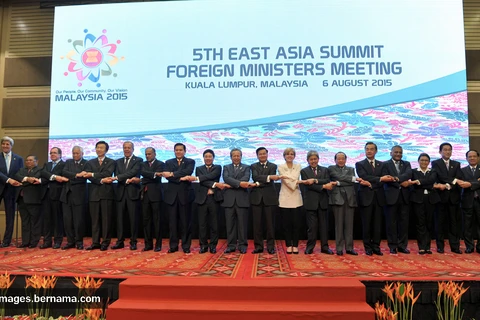 East Asia Summit foreign ministers meet in Laos 
