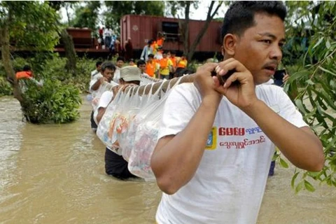 Myanmar prolonged flooding kills six, affects thousands 