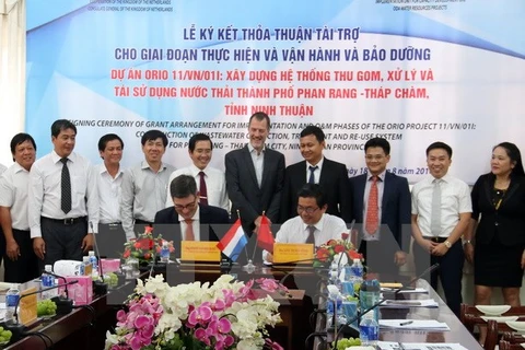 Netherlands funds wastewater treatment system in Ninh Thuan