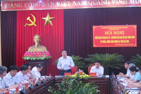 Party official inspects anti-corruption in Bac Ninh