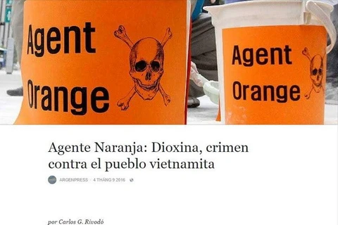 Argentine media highlights consequences of AO/dioxin in Vietnam 