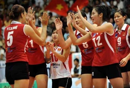 Vietnamese women finish seventh at Asian Volleyball Cup