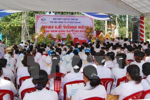 Cao Dai sect holds the religion’s 90th founding anniversary 